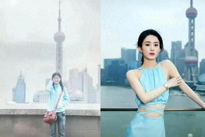 赵丽颖素颜街拍引热议，事业高光演技获赞