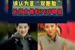 31对长相神似的明星，你能分清吗？